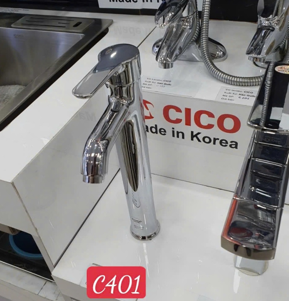 Vòi chậu lavabo Hàn Quốc nhập khẩu Cico C-1302 - Image 5