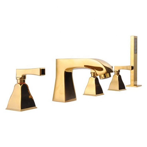 Vòi chậu lavabo mạ đồng 5021 - Image 5