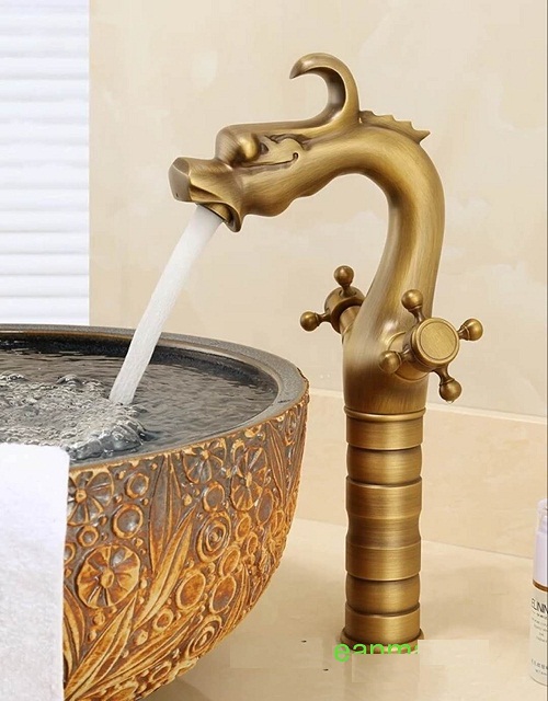 Vòi chậu lavabo mạ đồng Cleanmax 007 - Image 5