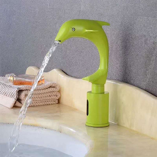 Vòi chậu lavabo mạ đồng MK-2020GM (20cm) - Image 4