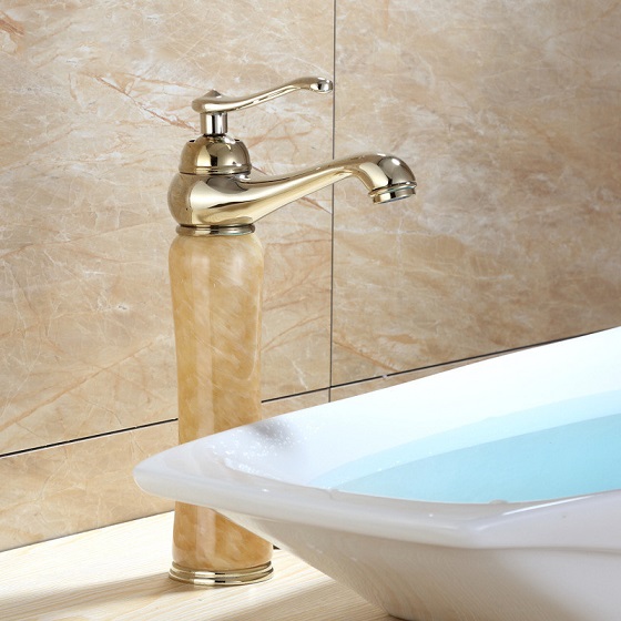 Vòi chậu lavabo mạ đồng MK-2020GM (20cm) - Image 5