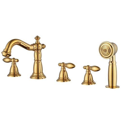 Vòi chậu lavabo mạ đồng MK-2020GM (20cm) - Image 6