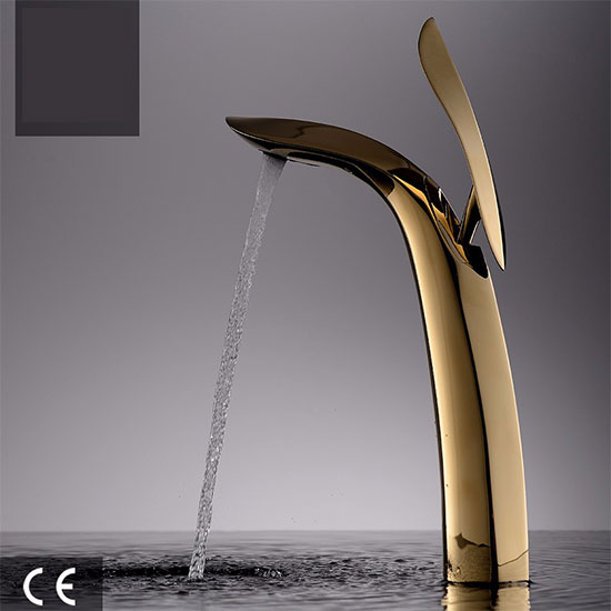 Vòi chậu lavabo mạ màu đen Miken MK-V300B - Image 4