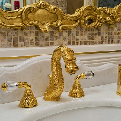 Vòi chậu lavabo mạ màu đen MK-180 (Đặt hàng từ 10-25 ngày) - Image 6