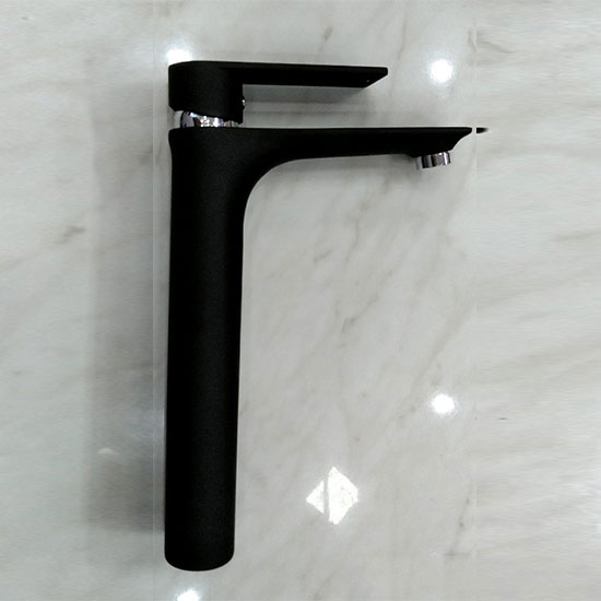 Vòi chậu lavabo mạ màu đen MK-5021B - Image 4