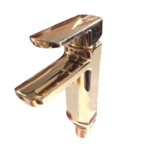 Vòi chậu lavabo mạ màu hồng vàng Rose Gold Miken MK-0912RG - Image 3