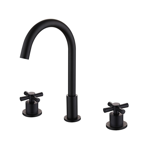 Vòi chậu lavabo mạ màu hồng vàng Rose Gold Miken MK-0912RG - Image 5