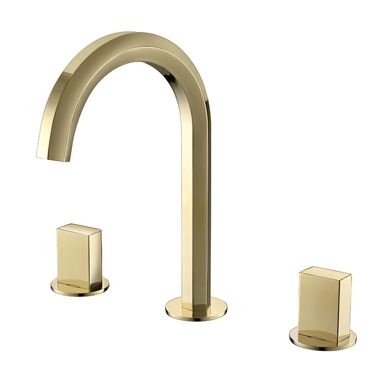 Vòi chậu lavabo mạ màu hồng vàng Rose Gold Miken MK-A44001RG - Image 4