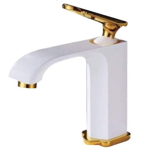 Vòi chậu lavabo mạ màu trắng MK-480W - Image 5