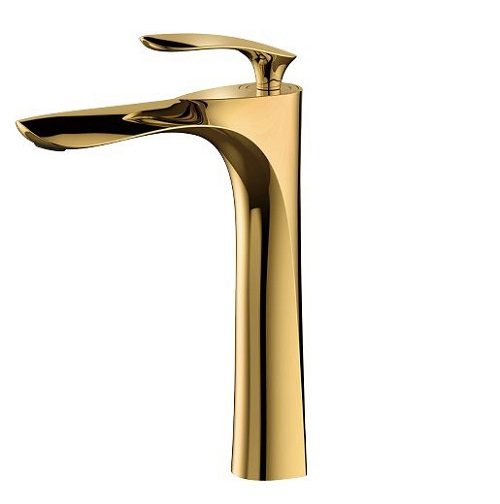 Vòi chậu lavabo mạ vàng Daelim 04 - Image 3