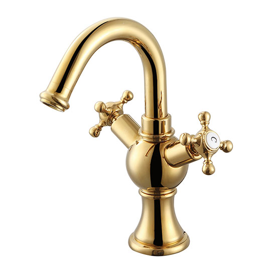 Vòi chậu lavabo mạ vàng HM-1217 (Đặt hàng từ 10-25 ngày) - Image 4