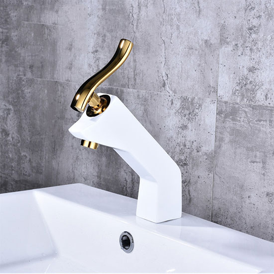 Vòi chậu lavabo mạ vàng HM-1231 (Đặt hàng từ 10-25 ngày) - Image 3