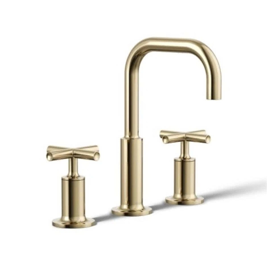Vòi chậu lavabo màu hồng vàng Rose gold KOHLER Parallel K-23475T-4-BRD - Image 6