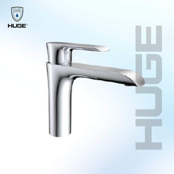 Vòi chậu lavabo màu vàng Huge H-8600AG - Image 3