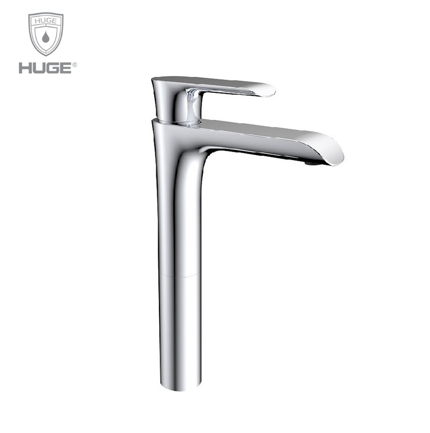 Vòi chậu lavabo màu vàng Huge H-8600AG - Image 5