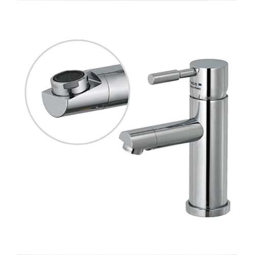Vòi chậu lavabo nóng lạnh 1 lỗ Hàn Quốc đầu xoay Ecofa E-401-A