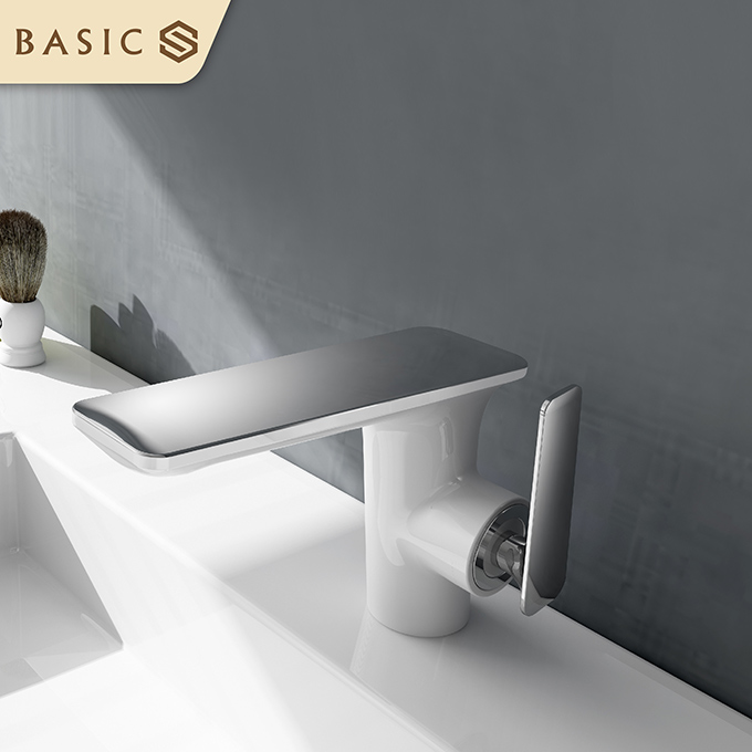 Vòi chậu lavabo nóng lạnh Basic BW-45355 - Image 5