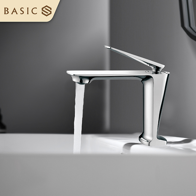 Vòi chậu lavabo nóng lạnh Basic BW-45581 - Image 4