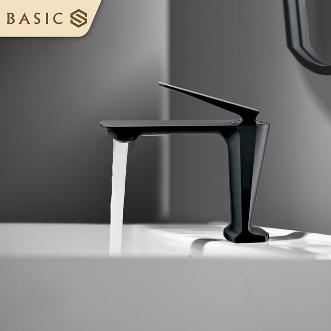 Vòi chậu lavabo nóng lạnh Basic BW-45581 - Image 6
