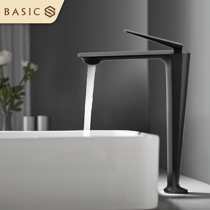 Vòi chậu lavabo nóng lạnh Basic BW-602V - Image 6