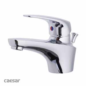 Vòi chậu lavabo nóng lạnh Caesar B262C (Đã bao gồm xi phông cần giật mạ xi toàn phần) - Image 4