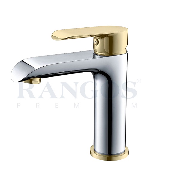 Vòi chậu lavabo nóng lạnh đặt bàn Rangos RG-07V2 - Image 5