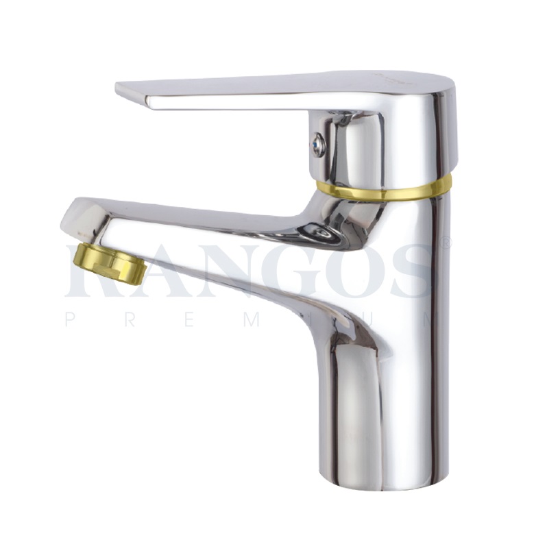 Vòi chậu lavabo nóng lạnh gắn bàn Rangos RG-301V2 - Image 5