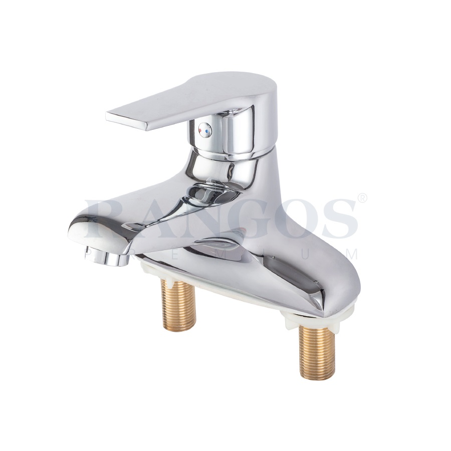 Vòi chậu lavabo nóng lạnh gắn chậu Rangos RG-01V1 - Image 3