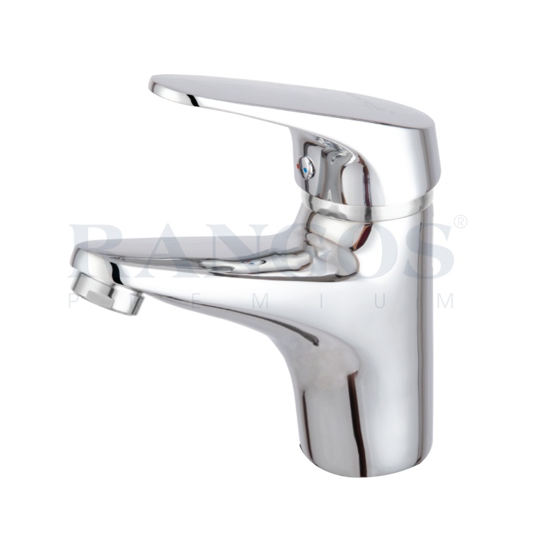 Vòi chậu lavabo nóng lạnh gắn chậu Rangos RG-02V1 - Image 5