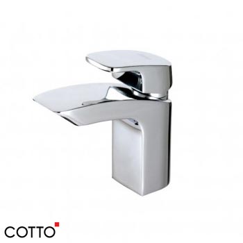 Vòi chậu lavabo nóng lạnh gắn tường COTTO CT2263A - Image 5