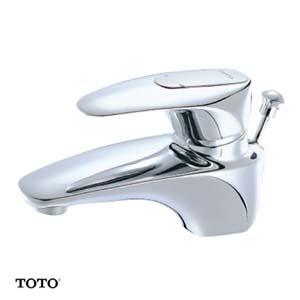 Vòi chậu lavabo nóng lạnh gắn tường màu đen Toto TLG07308BB - Image 4