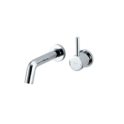Vòi chậu lavabo nóng lạnh gắn tường màu trắng bóng Toto TLG10308BB#PARENT - Image 5