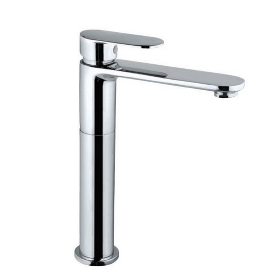 Vòi chậu lavabo nóng lạnh gắn tường màu vàng đồng JAQUAR Ấn Độ KUP-ABR-35233NKPMV - Image 3