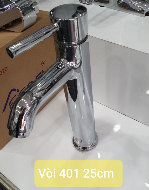 Vòi chậu lavabo nóng lạnh Hàn Quốc Ecofa E-401-L ( Cao 30cm) - Image 6