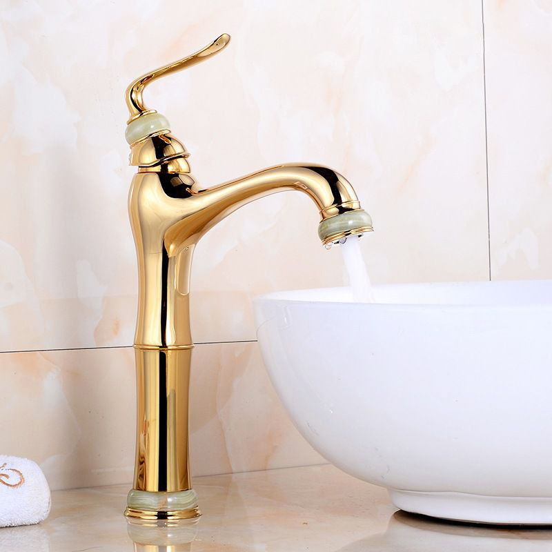 Vòi chậu lavabo nóng lạnh mạ màu đen Miken MK-0913B - Image 5