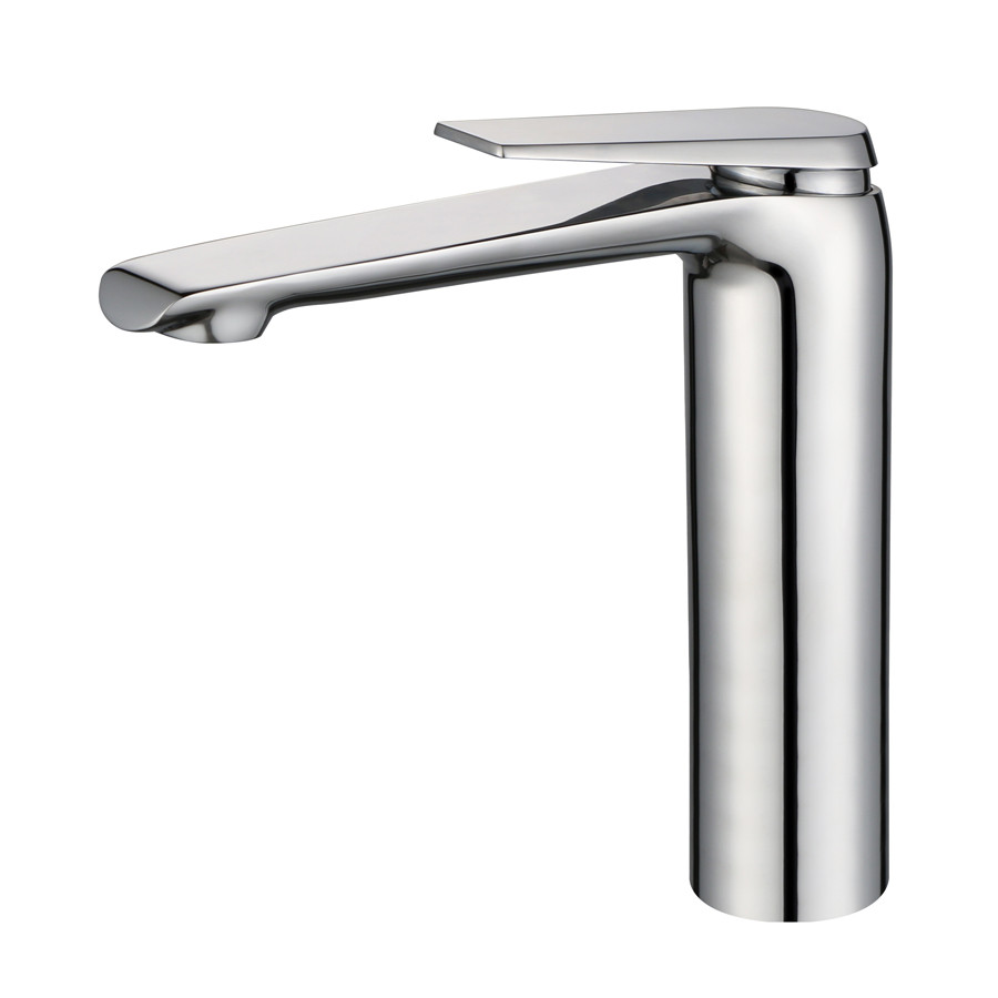 Vòi chậu lavabo nóng lạnh mạ màu vàng Miken MK-0915G (Bóng hoặc mờ) - Image 6
