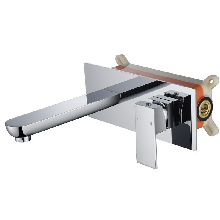Vòi chậu lavabo nóng lạnh mạ màu vàng Miken MK-A44001G (Bóng hoặc mờ) - Image 3