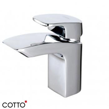 Vòi chậu lavabo nóng lạnh màu trắng COTTO CT2124AY#WH - Image 3