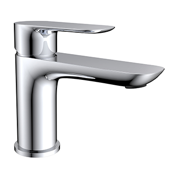 Vòi chậu lavabo nóng lạnh màu vàng Elimen G1118607 - Image 5