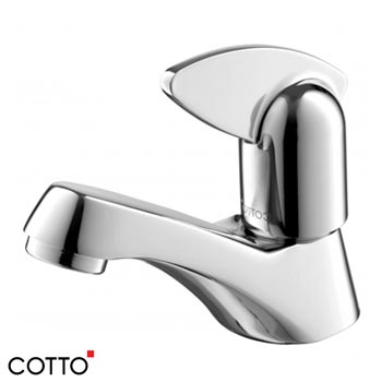 Vòi chậu lavabo nóng lạnh thân cao màu vàng Glamis COTTO CT2223C18#GR - Image 6
