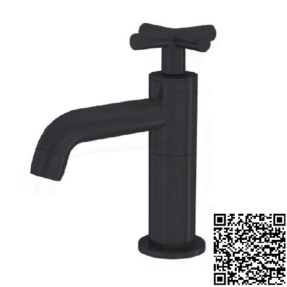 Vòi chậu lavabo nước lạnh màu đen COTTO CT1113A2N#BL(HM) - Image 4