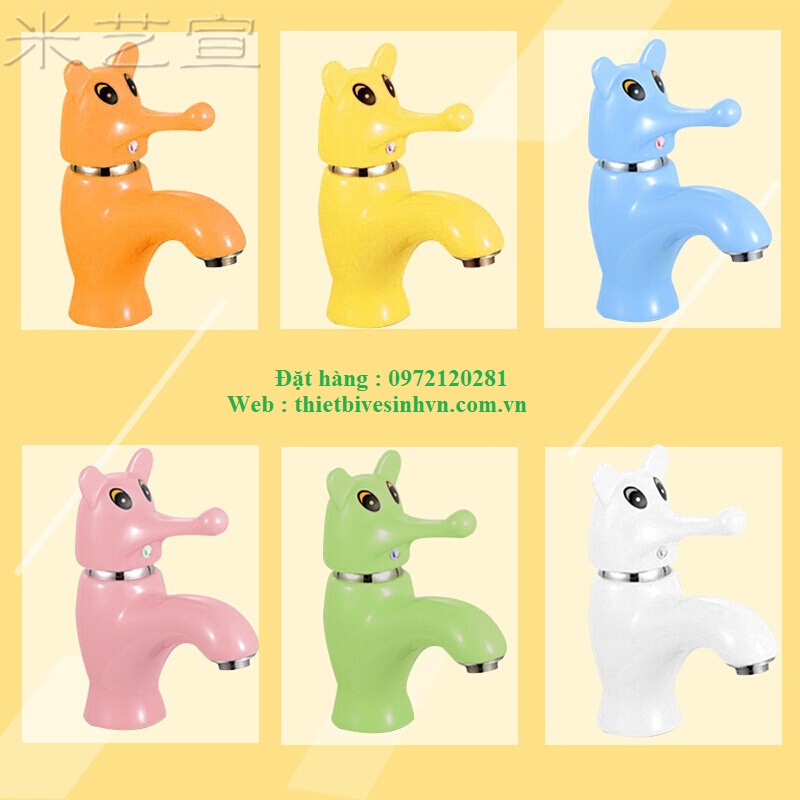 Vòi chậu lavabo trẻ em con gấu Panda ngộ nghĩnh MKV-0976BW - Image 6