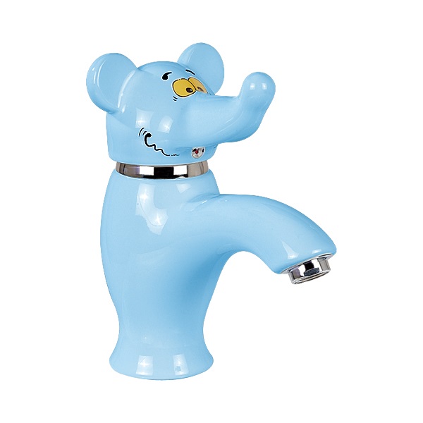 Vòi chậu lavabo trẻ em con voi có vòi ngộ nghĩnh màu cam MKV-0979ORG - Image 4