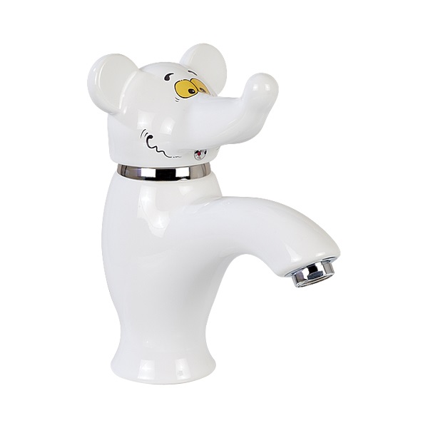 Vòi chậu lavabo trẻ em con voi ngộ nghĩnh màu vàng Miken MKV-097V - Image 5