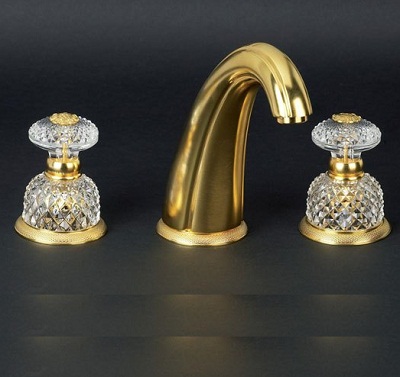 Vòi chậu lavabo-Vòi bồn tắm mạ đen 3 lỗ MK-V03 (Đặt hàng từ 10-25 ngày) - Image 5