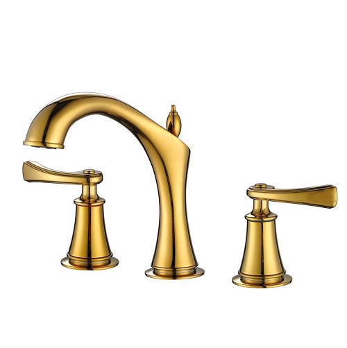 Vòi chậu lavabo-Vòi bồn tắm mạ vàng MK-V03G (Đặt hàng từ 10-25 ngày) - Image 4