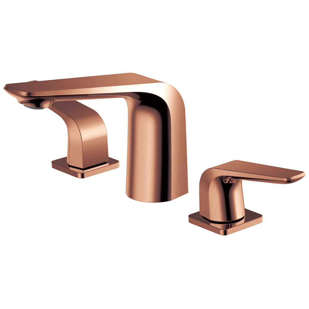 Vòi chậu lavabo, vòi bồn tắm màu vàng mờ Miken MKV-L6623G - Image 5