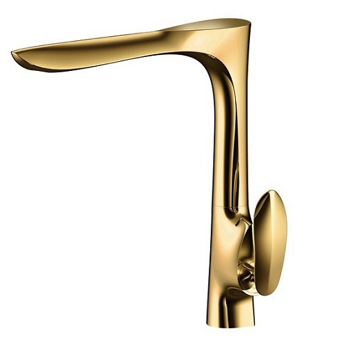 Vòi chậu lavabo , vòi xả bồn mạ vàng HM-0197 (Đặt hàng từ 10-25 ngày) - Image 5