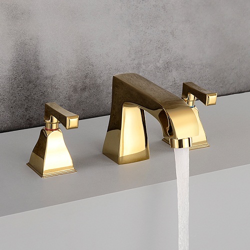 Vòi chậu lavabo , vòi xả bồn mạ vàng HM-01991 (Đặt hàng từ 10-25 ngày)
