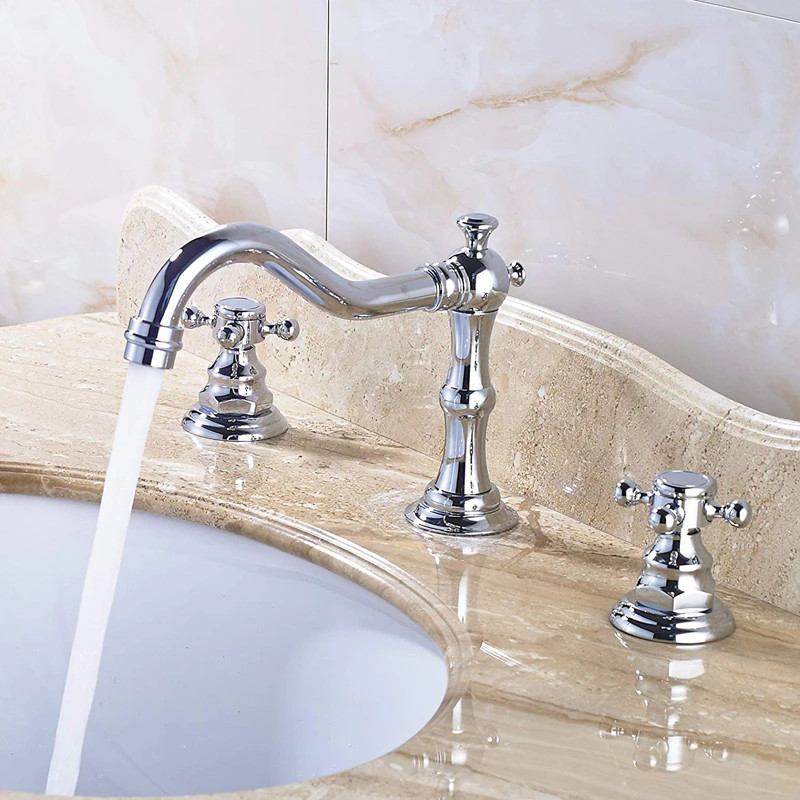 Vòi chậu lavabo vuông âm tường Miken MKV-600001W - Image 6